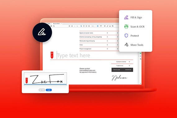 Adobe unlimited e-signatures